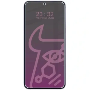 Prywatyzujące szkło hybrydowe Bizon Glass Mule Shadow do Samsung Galaxy S24+ Plus matowe