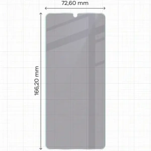 Prywatyzujące szkło hybrydowe Bizon Glass Mule Shadow do Xiaomi Redmi 14C 4G / 5G matowe