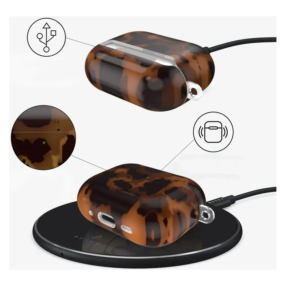 Etui Tech-Protect Lamano do Apple AirPods Pro 1 / 2 Panther