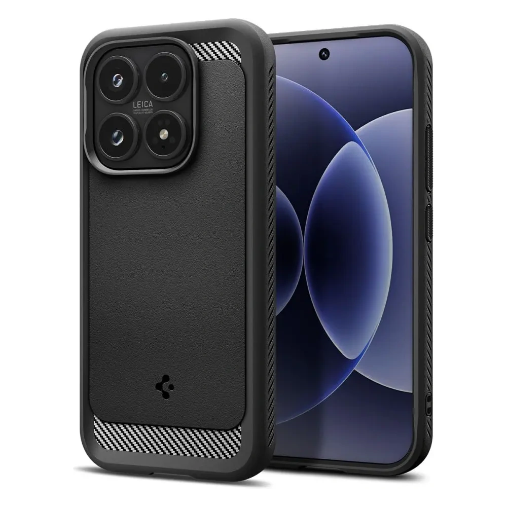 Etui Spigen Rugged Armor do Xiaomi 17 Matte Black