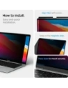 Folia prywatyzująca Spigen Safe View do Apple MacBook Air 13" M2 / M3 / M4 2023-2025 Privacy
