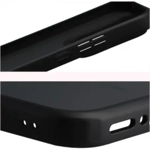 Etui Bizon Case Angelo do Realme GT 8 Pro przydymione z czarną ramką