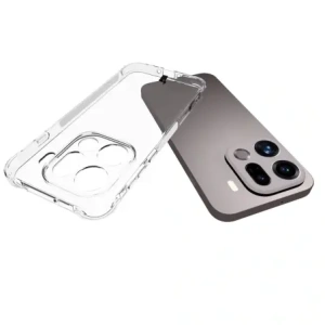 Elastyczne etui + 2x folia na ekran Bizon Case Clear Pack do Oppo Find X9 Pro