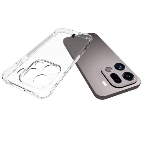 Elastyczne etui + 2x folia na ekran Bizon Case Clear Pack do Oppo Find X9 Pro