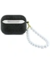 Etui Guess 4G Pearl Strap do Apple AirPods Pro 3 czarny