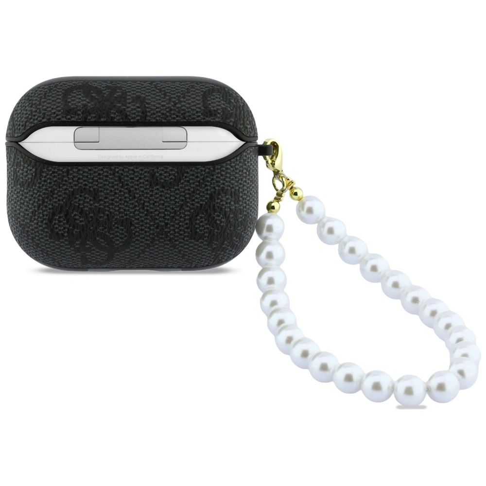 Kryt Guess 4G Pearl Strap Apple AirPods Pro 3 black