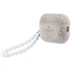 Etui Guess 4G Pearl Strap do Apple AirPods Pro 3 różowy