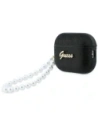 Etui Guess Glitter Pearl Strap do Apple AirPods Pro 3 czarny