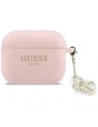 Etui Guess Silicone 4G Charm do Apple AirPods Pro 3 różowy