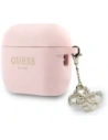 Etui Guess Silicone 4G Charm do Apple AirPods Pro 3 różowy