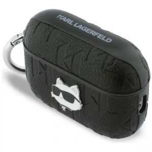 Etui Karl Lagerfeld Monogram Choupette Head do Apple AirPods Pro 3 czarny