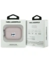 Etui Karl Lagerfeld Monogram Choupette Head do Apple AirPods Pro 3 różowy