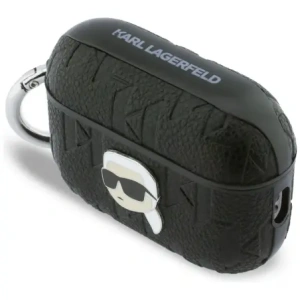 Etui Karl Lagerfeld Monogram Karl Head do Apple AirPods Pro 3 czarny