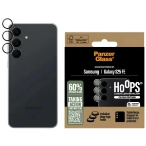 Szkło hartowane na obiektyw PanzerGlass Hoops Lens Protector do Samsung Galaxy S25 FE przezroczysty