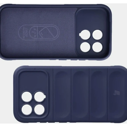 Pancerne etui Bizon Case Tur do Xiaomi POCO F8 Pro granatowe