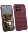 Pancerne etui Bizon Case Tur do Xiaomi POCO F8 Pro burgundowe