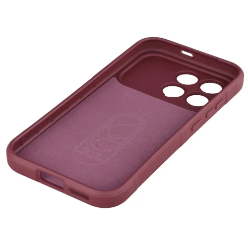 Pancerne etui Bizon Case Tur do Xiaomi POCO F8 Pro burgundowe