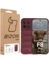 Pancerne etui Bizon Case Tur do Xiaomi POCO F8 Pro burgundowe