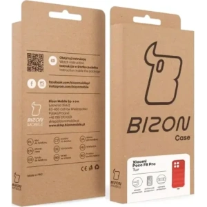 Pancerne etui Bizon Case Tur do Xiaomi POCO F8 Pro czerwone