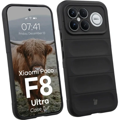 Pancerne etui Bizon Case Tur do Xiaomi POCO F8 Ultra czarne