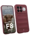 Pancerne etui Bizon Case Tur do Xiaomi POCO F8 Ultra burgundowe