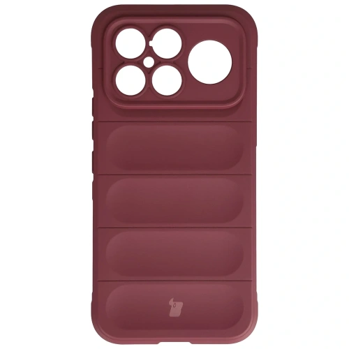 Pancerne etui Bizon Case Tur do Xiaomi POCO F8 Ultra burgundowe