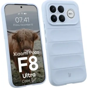 Pancerne etui Bizon Case Tur do Xiaomi POCO F8 Ultra jasnoniebieskie