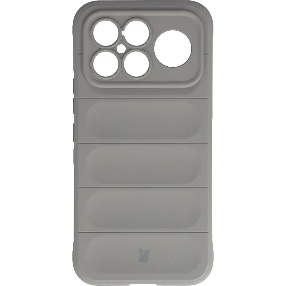 Pancerne etui Bizon Case Tur do Xiaomi POCO F8 Ultra jasnoszare