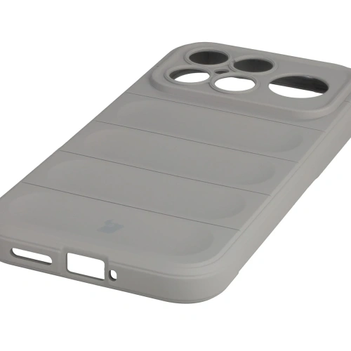 Pancerne etui Bizon Case Tur do Xiaomi POCO F8 Ultra jasnoszare