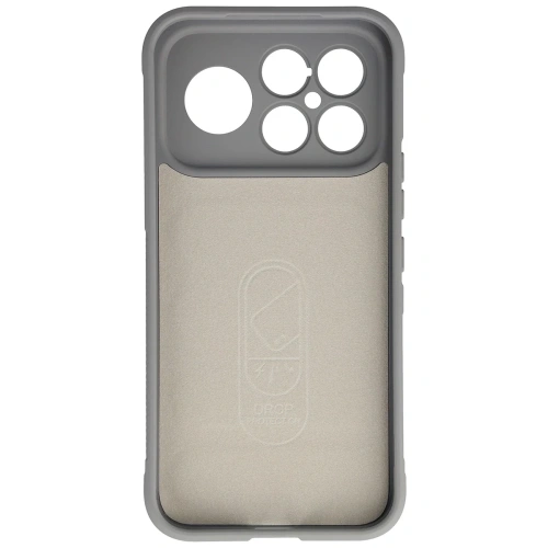 Pancerne etui Bizon Case Tur do Xiaomi POCO F8 Ultra jasnoszare