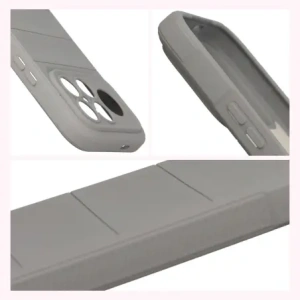 Pancerne etui Bizon Case Tur do Xiaomi POCO F8 Ultra jasnoszare