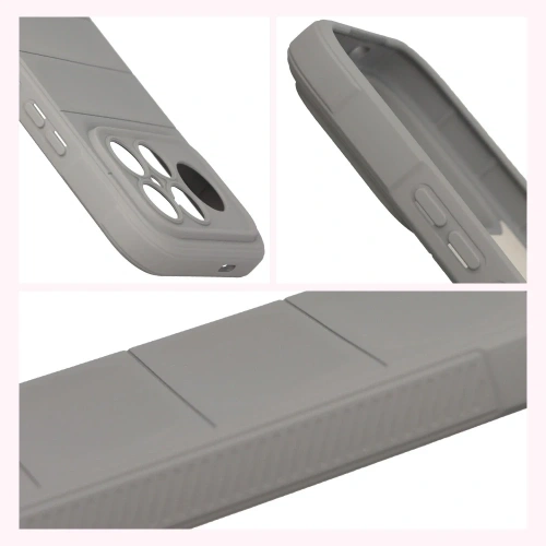 Pancerne etui Bizon Case Tur do Xiaomi POCO F8 Ultra jasnoszare