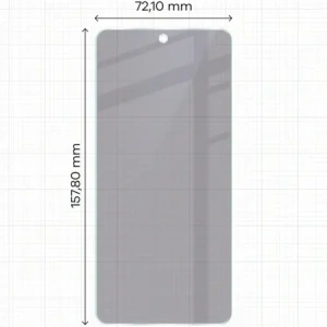 Prywatyzujące szkło hybrydowe Bizon Glass Mule Shadow do Motorola Moto G86 Power 5G matowe