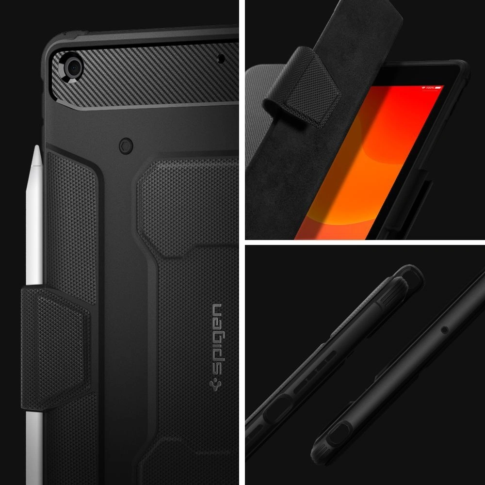 Hurtownia GSM - Etui Spigen Rugged Armor Pro Apple iPad 10.2 2019 Černá - SPN1217BLK - {ean13} - Hurt