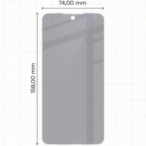 Prywatyzujące szkło hybrydowe Bizon Glass Mule Shadow do Samsung Galaxy A35 5G matowe