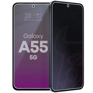 Prywatyzujące szkło hybrydowe Bizon Glass Mule Shadow do Samsung Galaxy A55 5G matowe