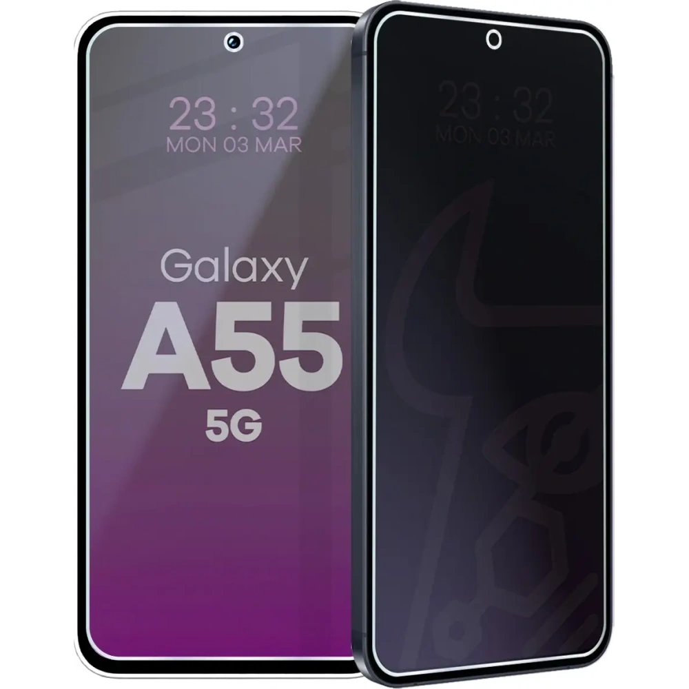 Prywatyzujące szkło hybrydowe Bizon Glass Mule Shadow do Samsung Galaxy A55 5G matowe