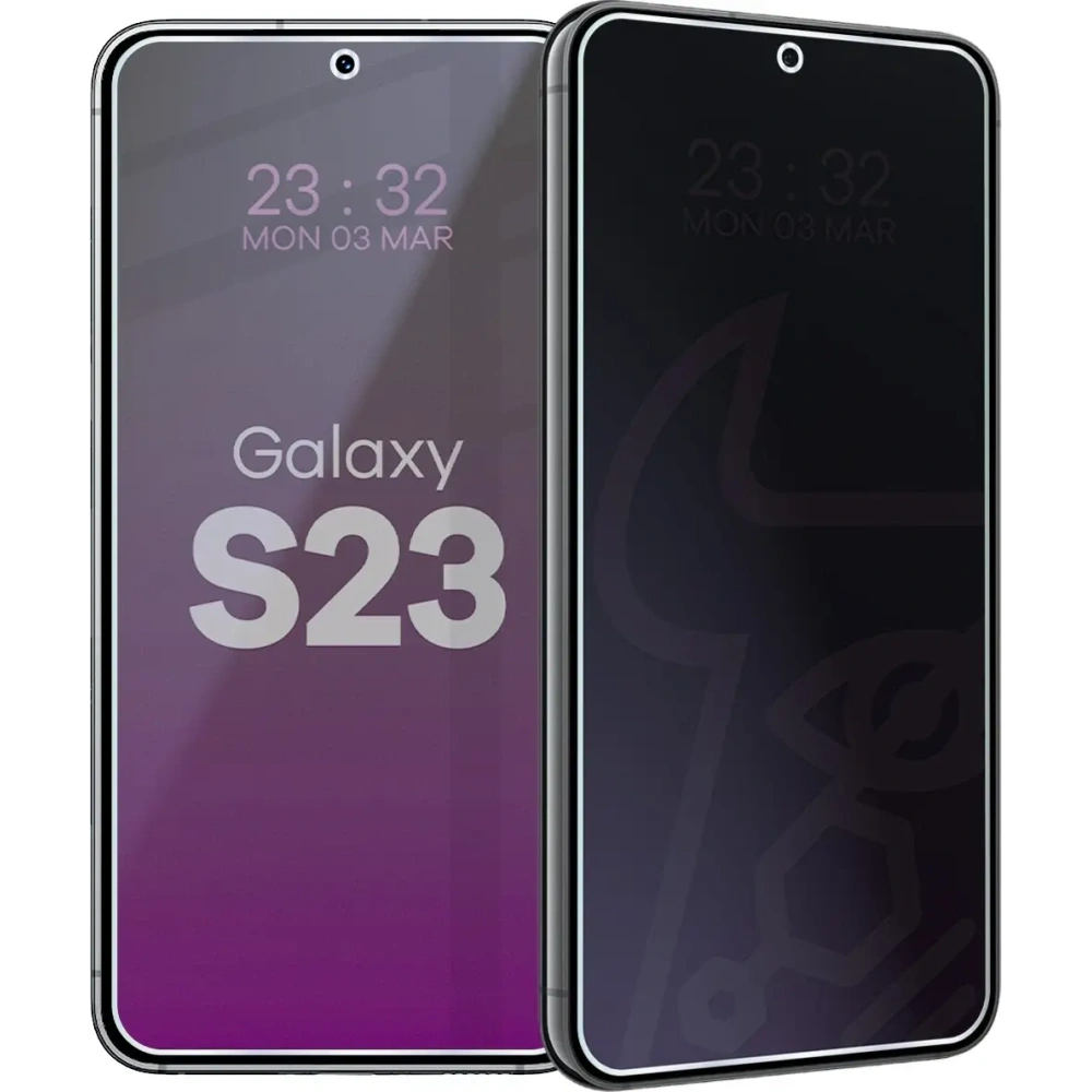 Prywatyzujące szkło hybrydowe Bizon Glass Mule Shadow do Samsung Galaxy S23 matowe