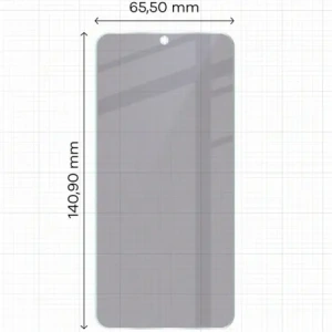 Prywatyzujące szkło hybrydowe Bizon Glass Mule Shadow do Samsung Galaxy S23 matowe