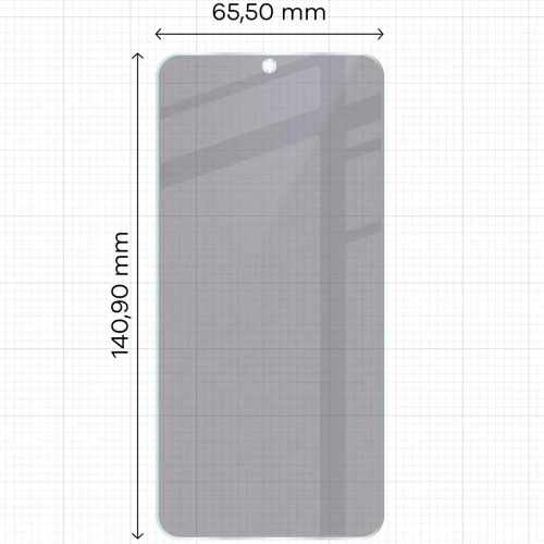 Prywatyzujące szkło hybrydowe Bizon Glass Mule Shadow do Samsung Galaxy S23 matowe