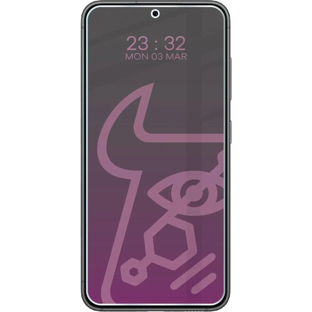 Prywatyzujące szkło hybrydowe Bizon Glass Mule Shadow do Samsung Galaxy S23 matowe