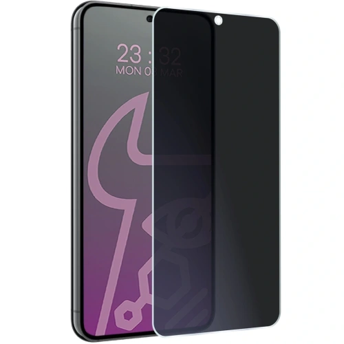 Prywatyzujące szkło hybrydowe Bizon Glass Mule Shadow do Samsung Galaxy S23 matowe