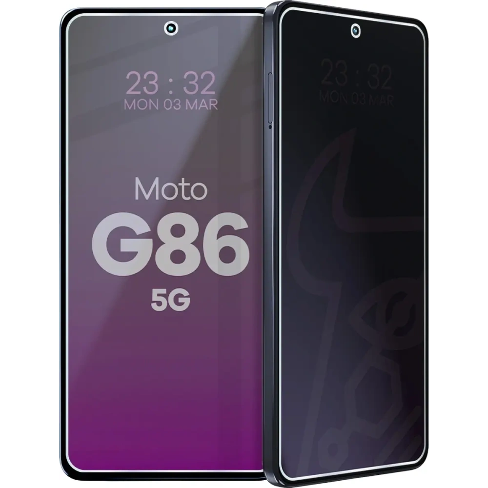 Prywatyzujące szkło hybrydowe Bizon Glass Mule Shadow do Motorola Moto G86 5G matowe