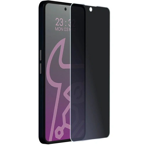 Prywatyzujące szkło hybrydowe Bizon Glass Mule Shadow do Nothing Phone (3a) Pro matowe