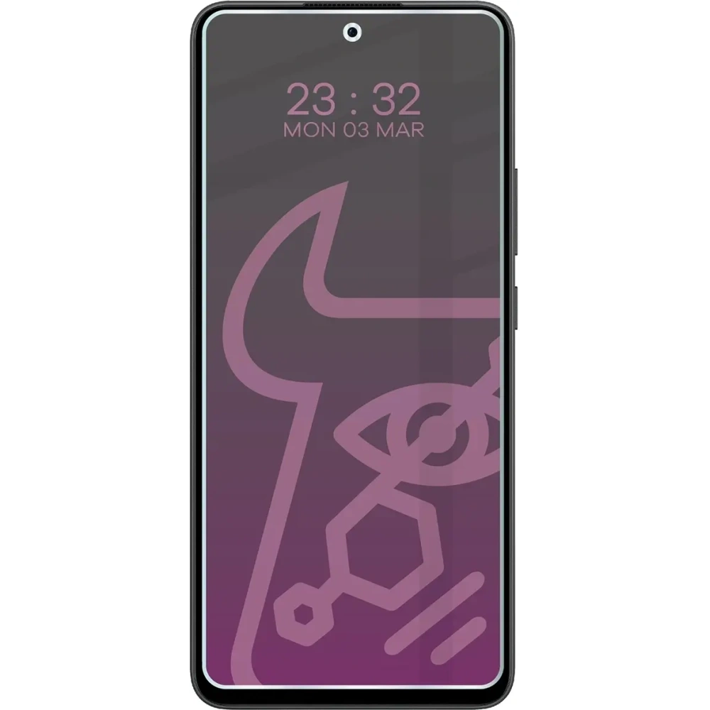 Prywatyzujące szkło hybrydowe Bizon Glass Mule Shadow do Oppo Reno13 F matowe