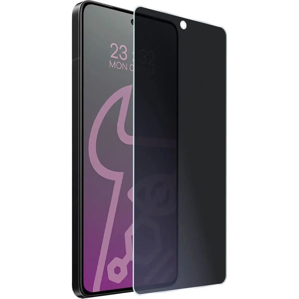 Prywatyzujące szkło hybrydowe Bizon Glass Mule Shadow do Xiaomi POCO F7 Ultra matowe