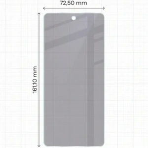 Prywatyzujące szkło hybrydowe Bizon Glass Mule Shadow do Realme 14x 5G matowe