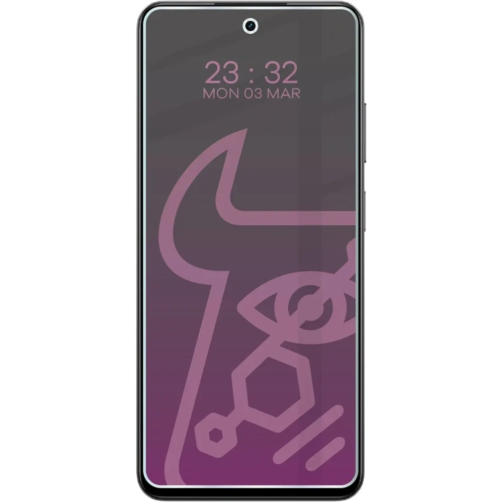 Prywatyzujące szkło hybrydowe Bizon Glass Mule Shadow do Realme 14x 5G matowe