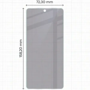 Prywatyzujące szkło hybrydowe Bizon Glass Mule Shadow do Realme GT 7T matowe