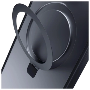 Etui 3MK Smoke Case Mag&Stand do Apple iPhone 17 czarny przydymiony